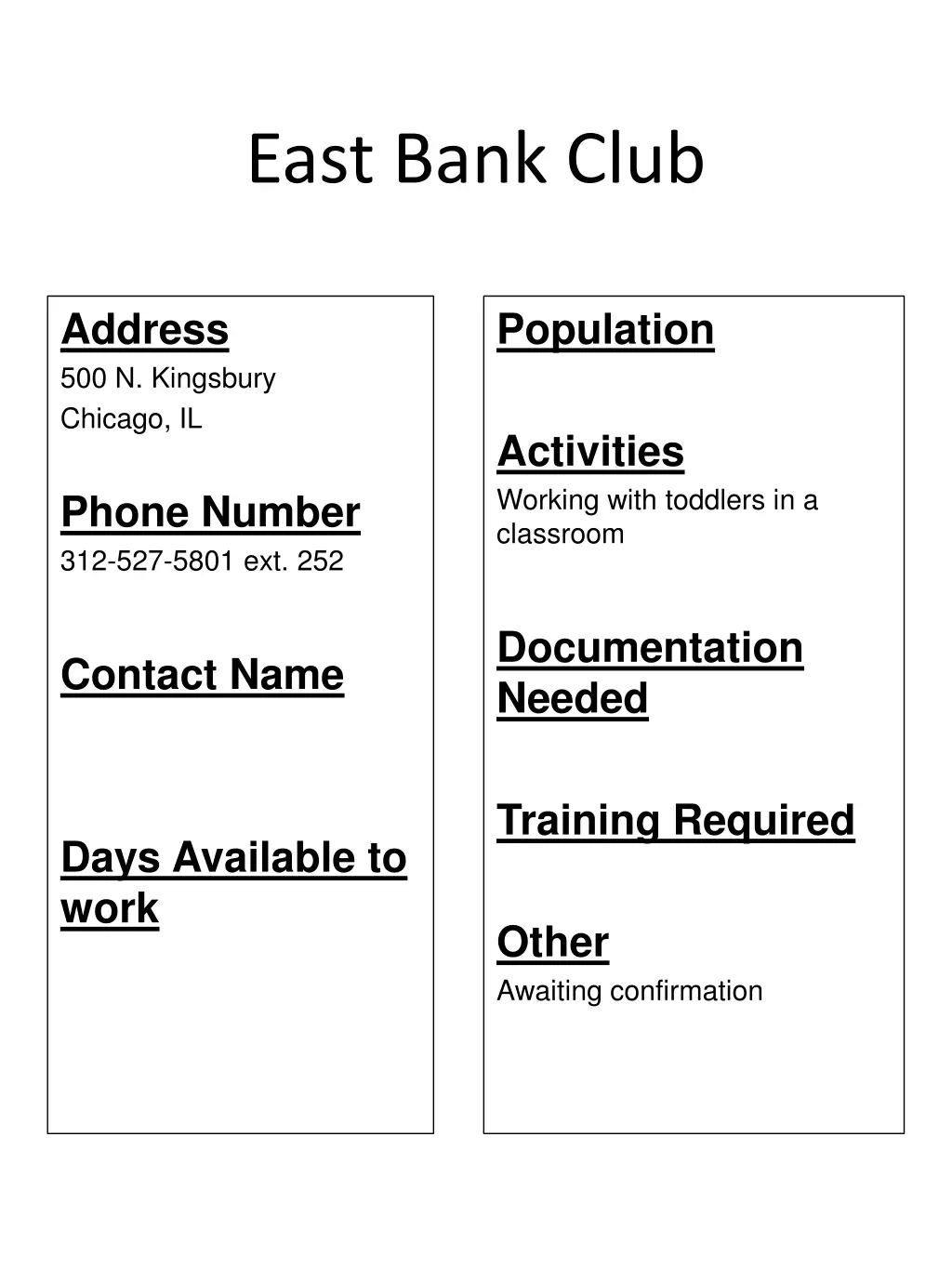 east bank club