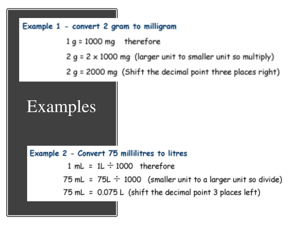 examples