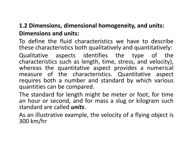 1 2 dimensions dimensional homogeneity and units