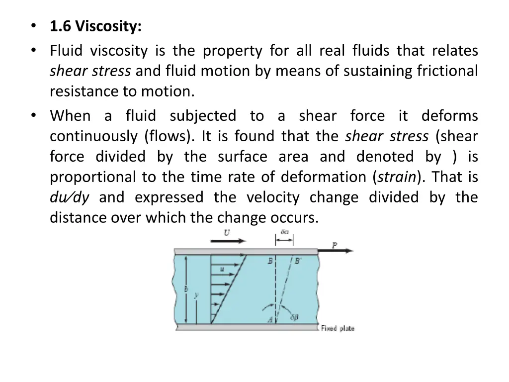 1 6 viscosity fluid viscosity is the property