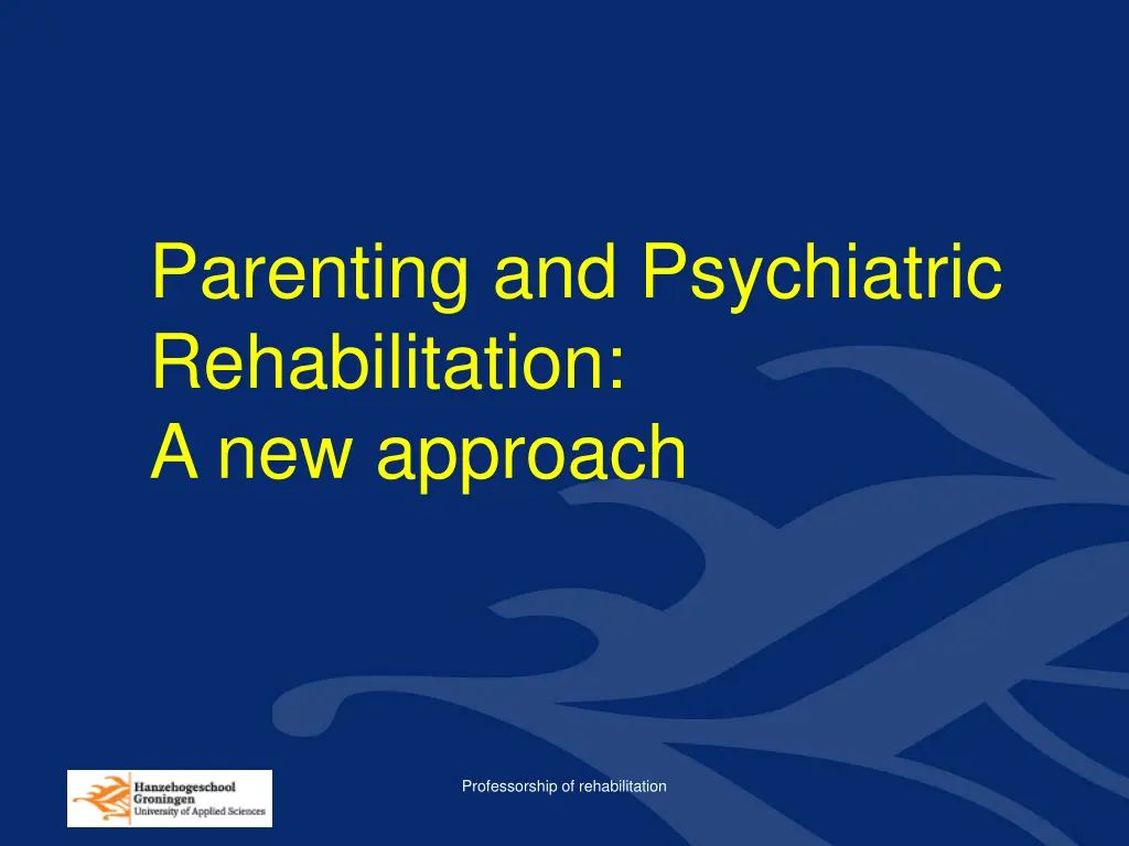 parenting and psychiatric rehabilitation