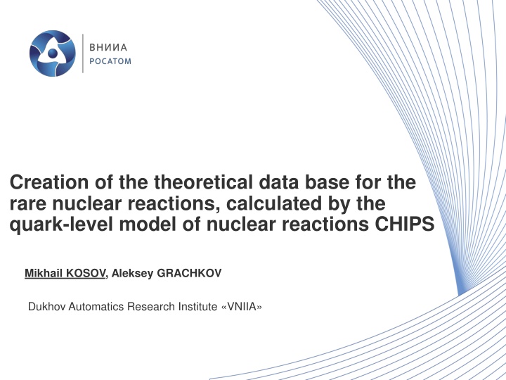 creation of the theoretical data base