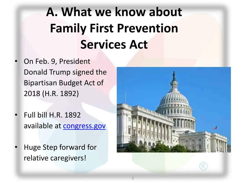 a what we know about family first prevention