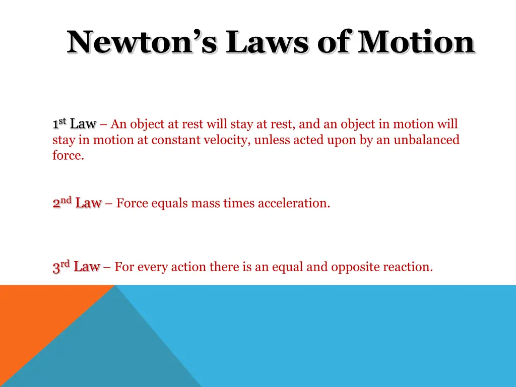 newton s laws of motion