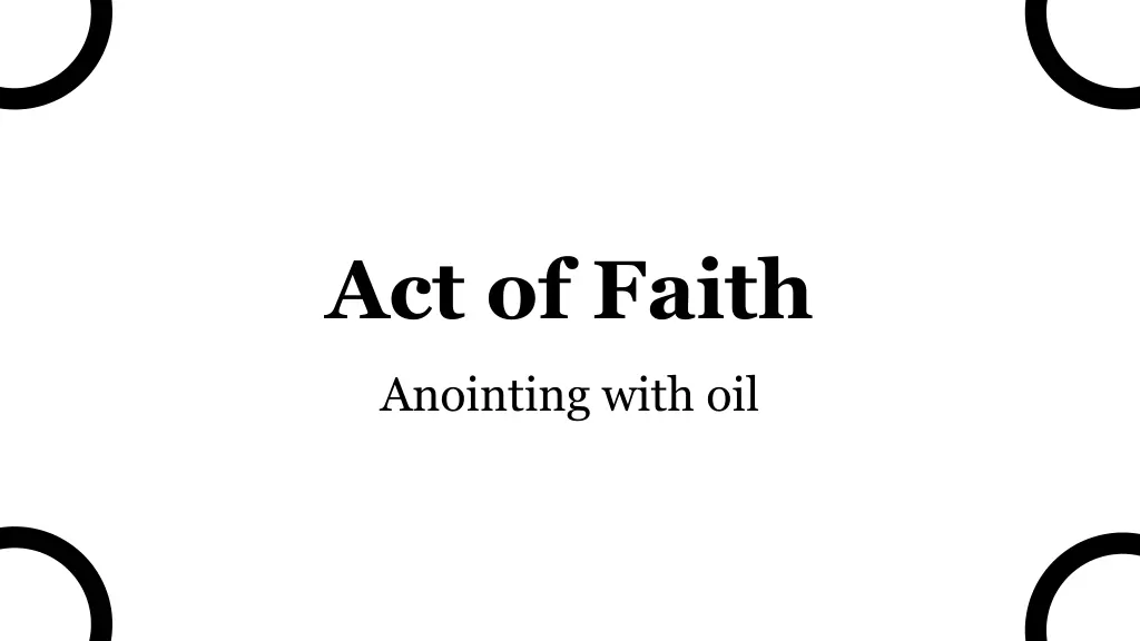 act of faith 1