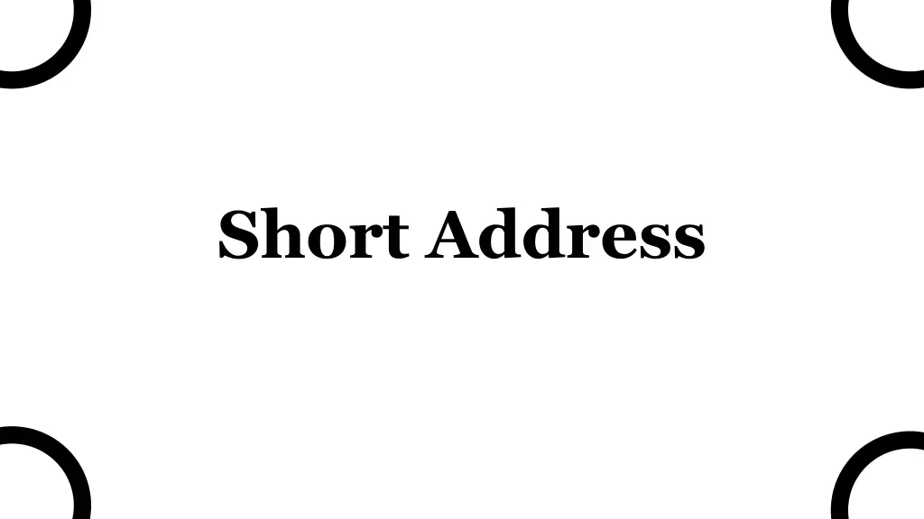 short address