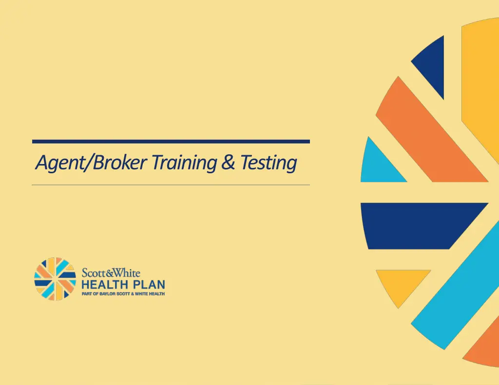 agent broker training testing