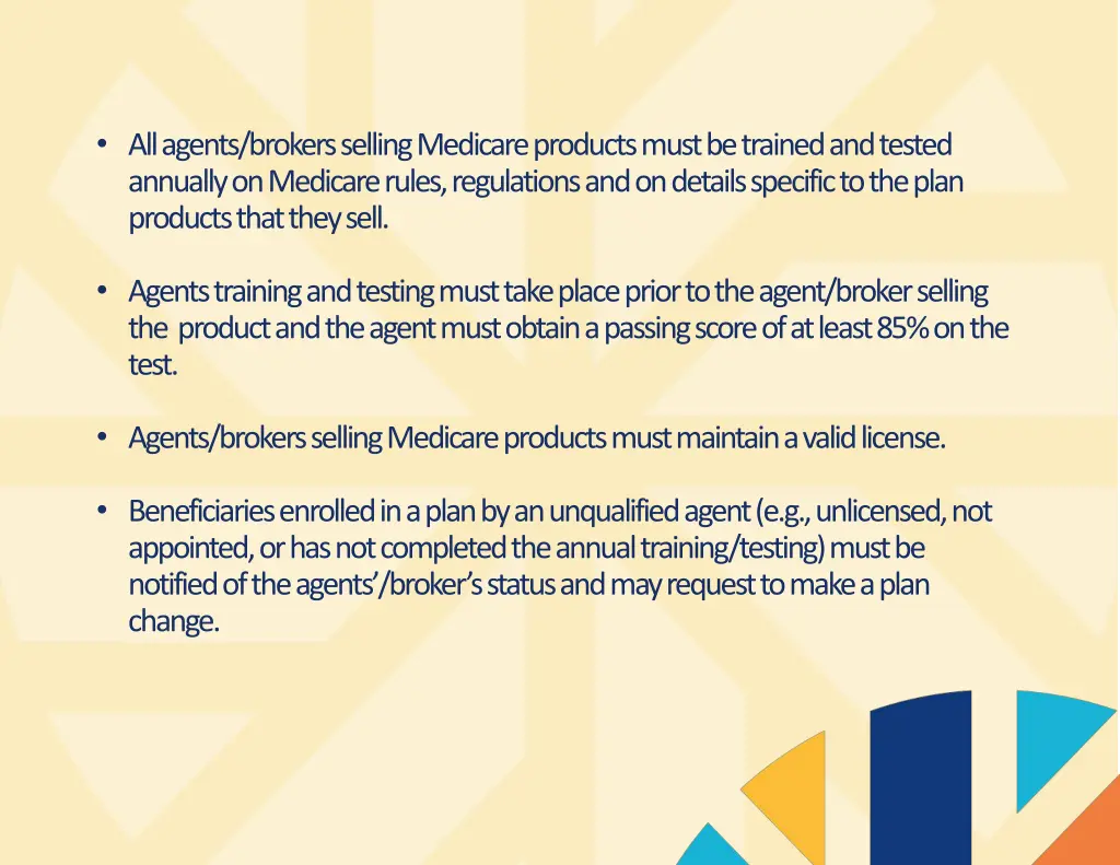 all agents brokers selling medicare products must