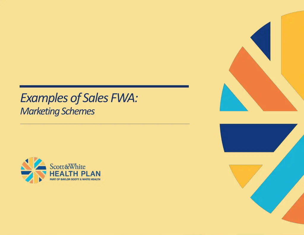 examples of sales fwa marketing schemes