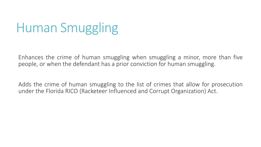 human smuggling 1