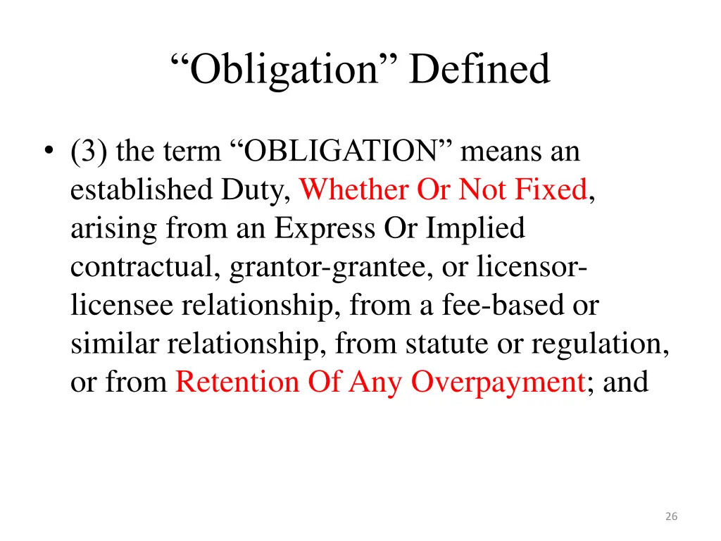 obligation defined