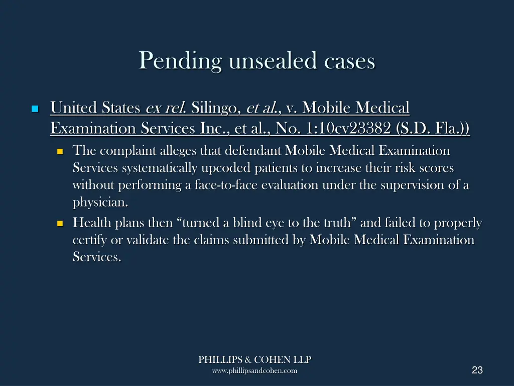 pending unsealed cases 2