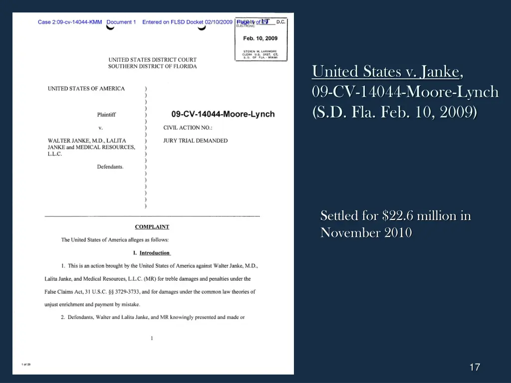 united states v janke 09 cv 14044 moore lynch