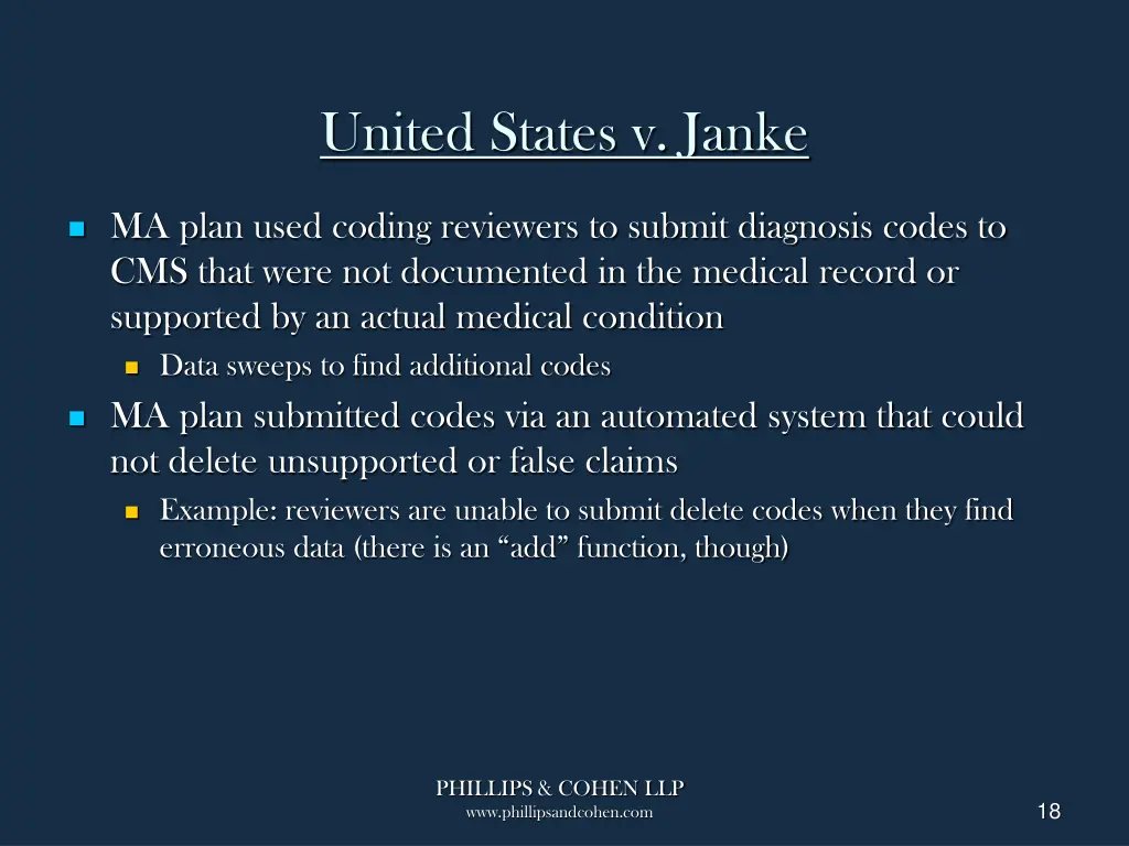 united states v janke 1