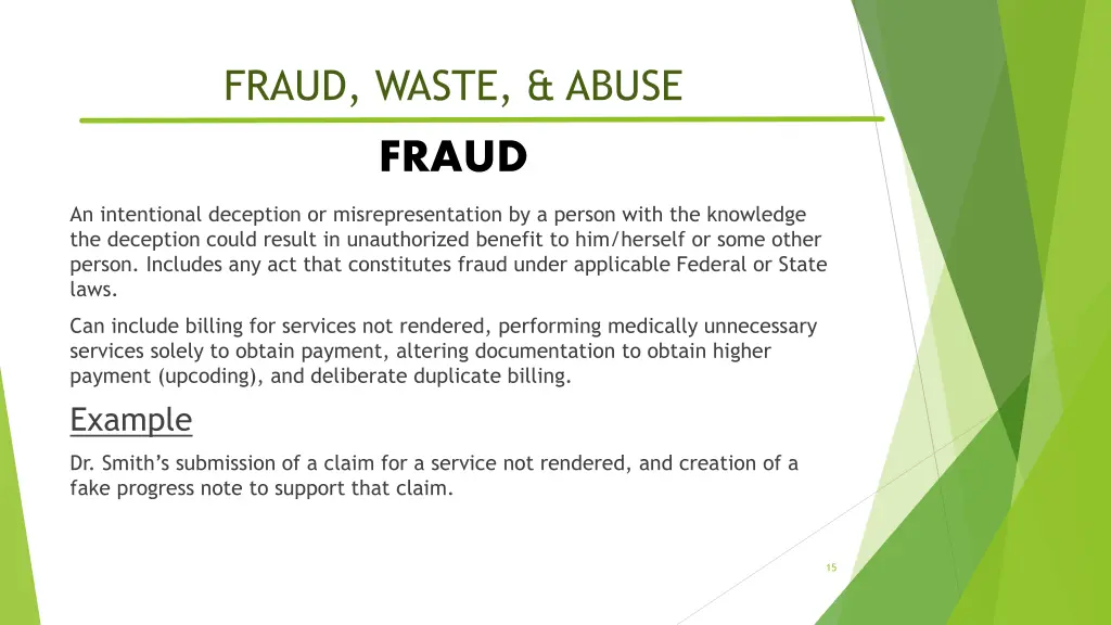 fraud waste abuse