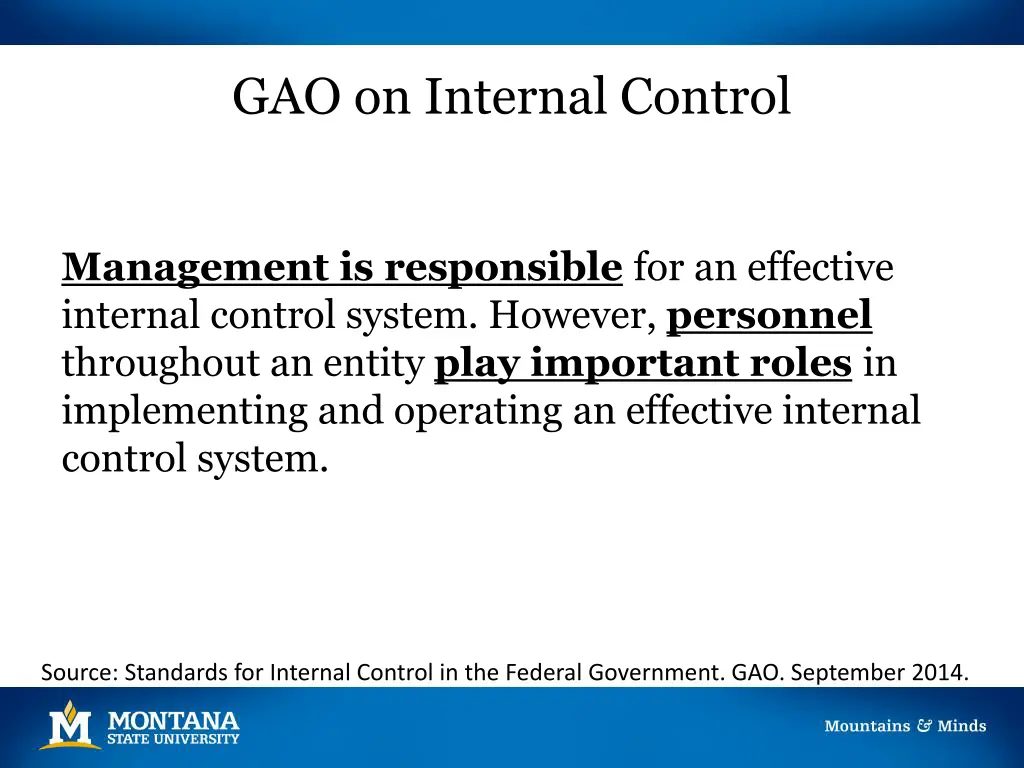 gao on internal control