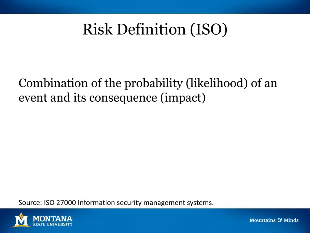 risk definition iso