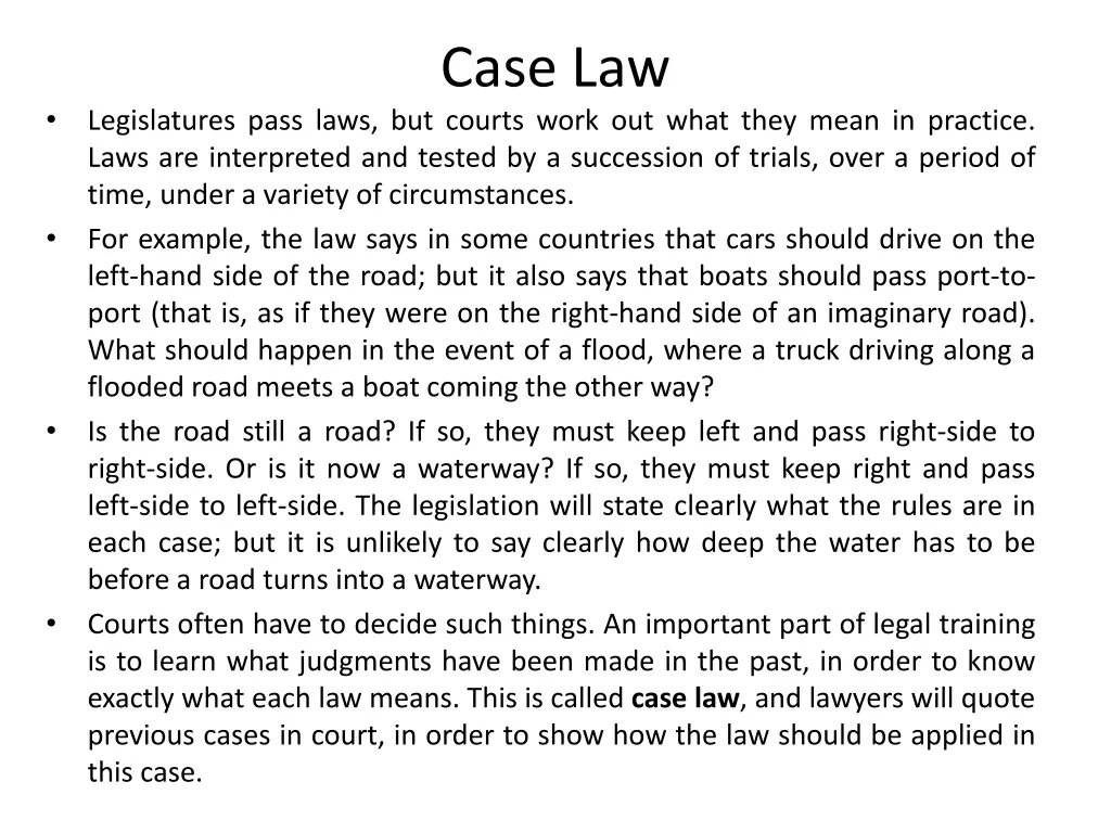 case law