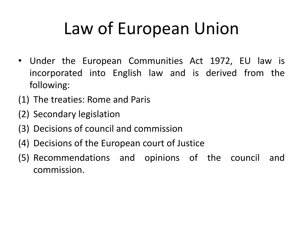 law of european union