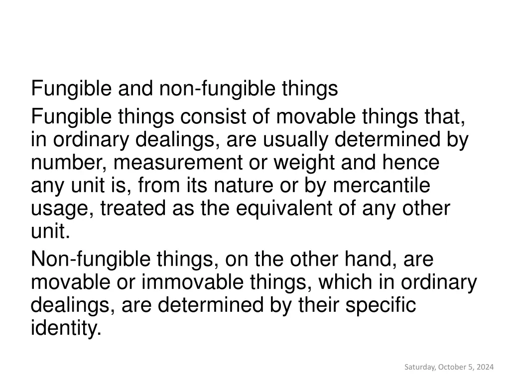 fungible and non fungible things fungible things