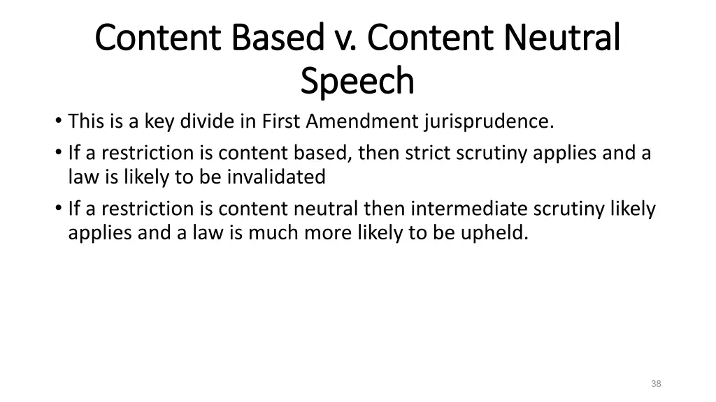 content based v content neutral content based