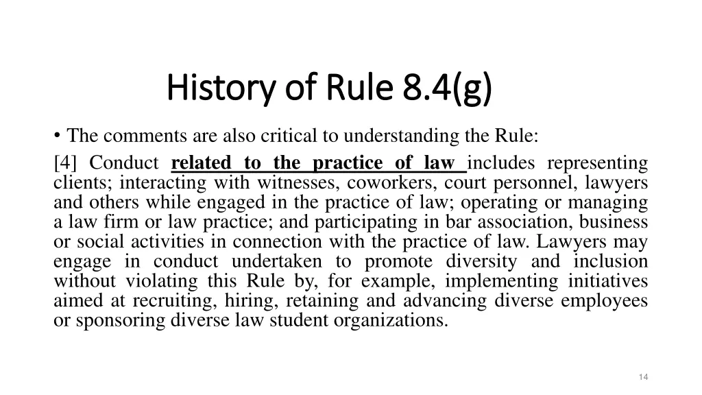 history of rule 8 4 g history of rule 8 4 g 2