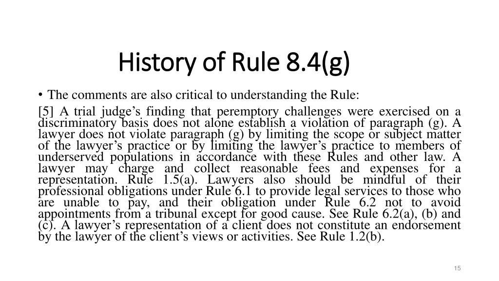 history of rule 8 4 g history of rule 8 4 g 3