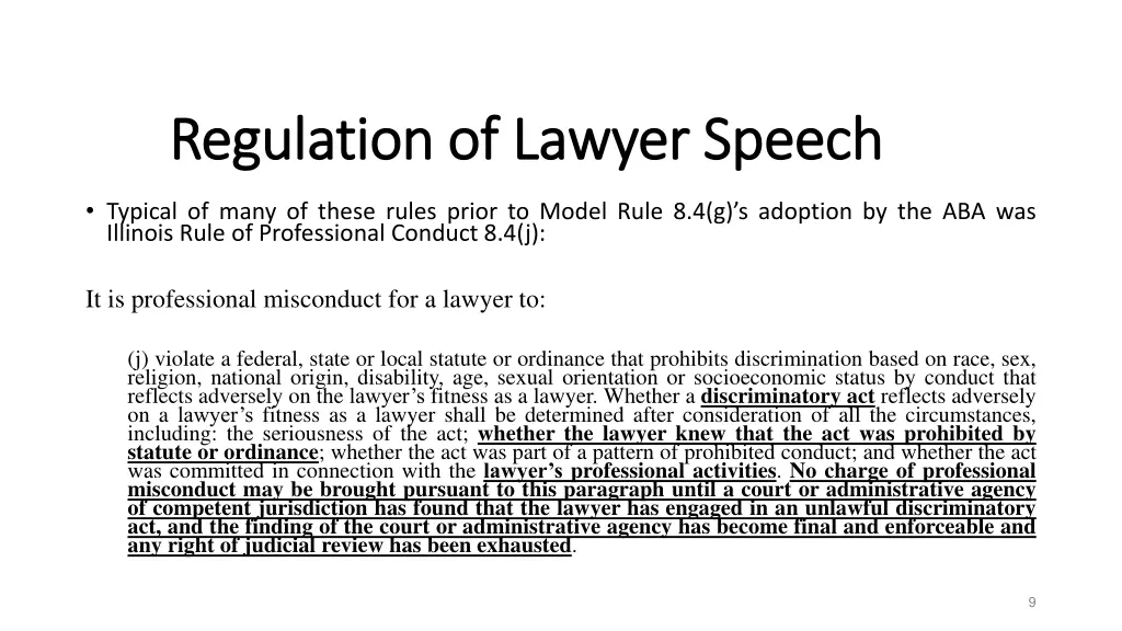 regulation of lawyer speech regulation of lawyer 4