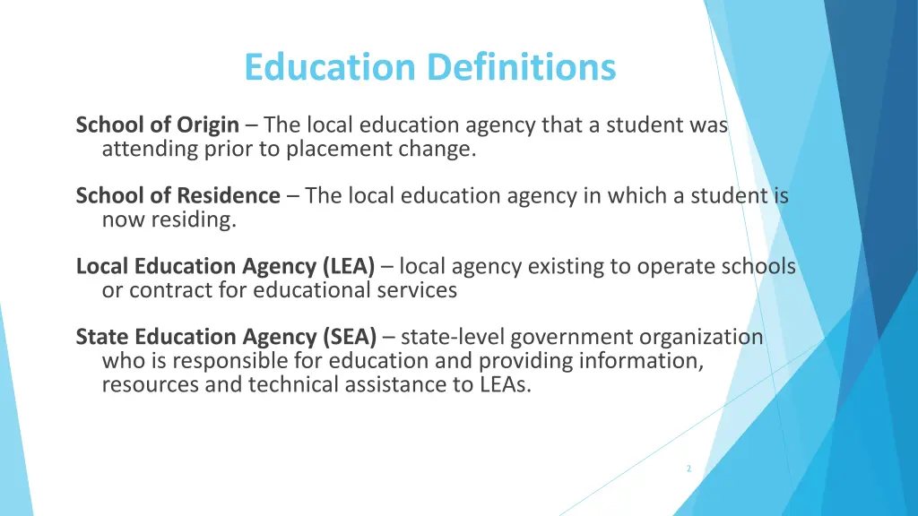 education definitions