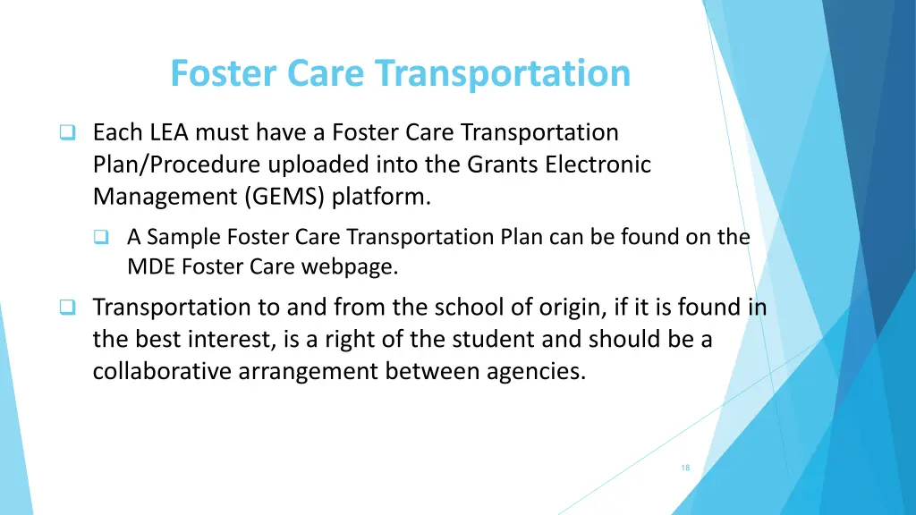 foster care transportation