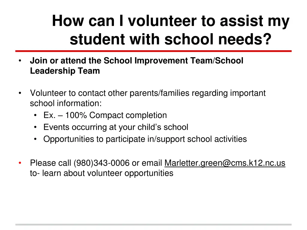 how can i volunteer to assist my student with