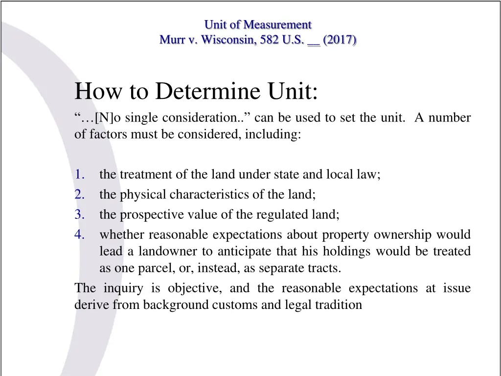 unit of measurement murr v wisconsin 582 u s 2017 11