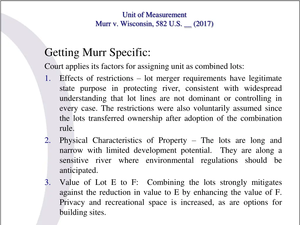 unit of measurement murr v wisconsin 582 u s 2017 14