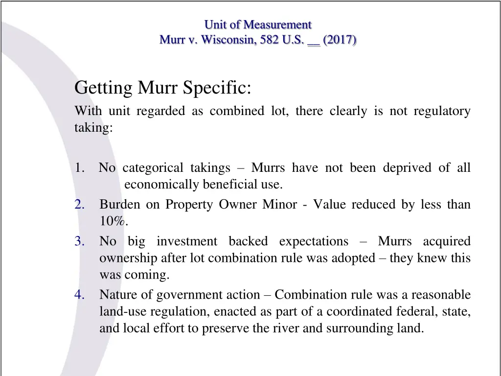 unit of measurement murr v wisconsin 582 u s 2017 15