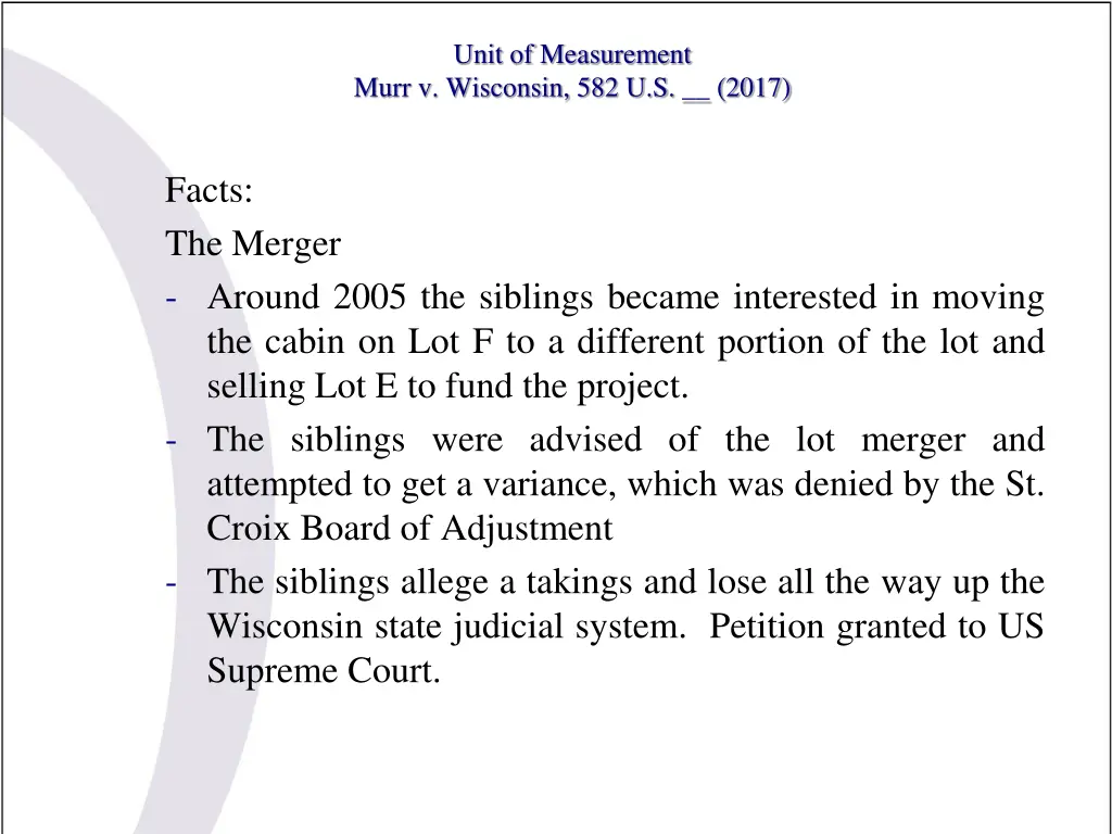 unit of measurement murr v wisconsin 582 u s 2017 4