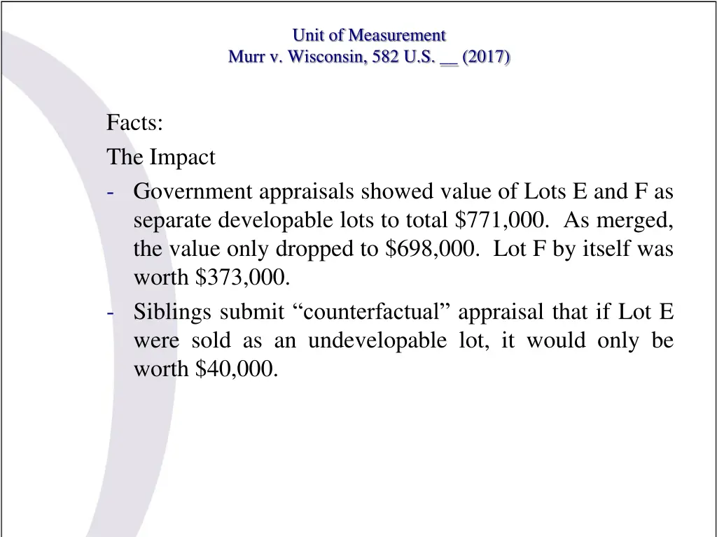 unit of measurement murr v wisconsin 582 u s 2017 5