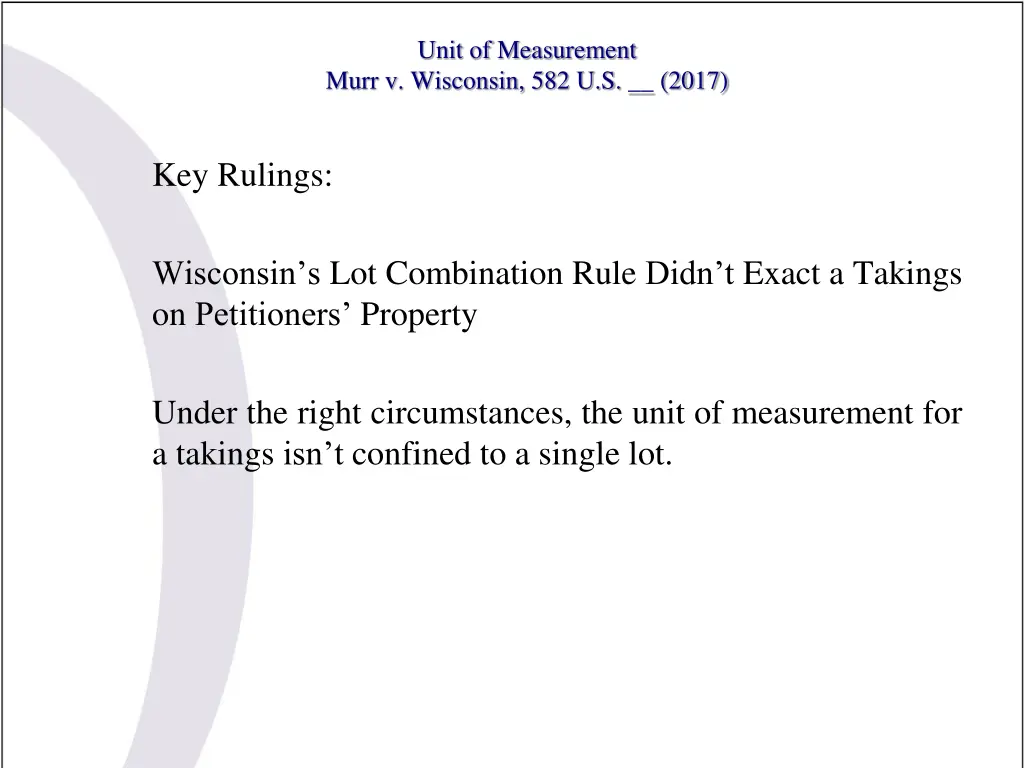 unit of measurement murr v wisconsin 582 u s 2017