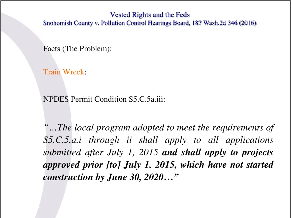 vested rights and the feds 5