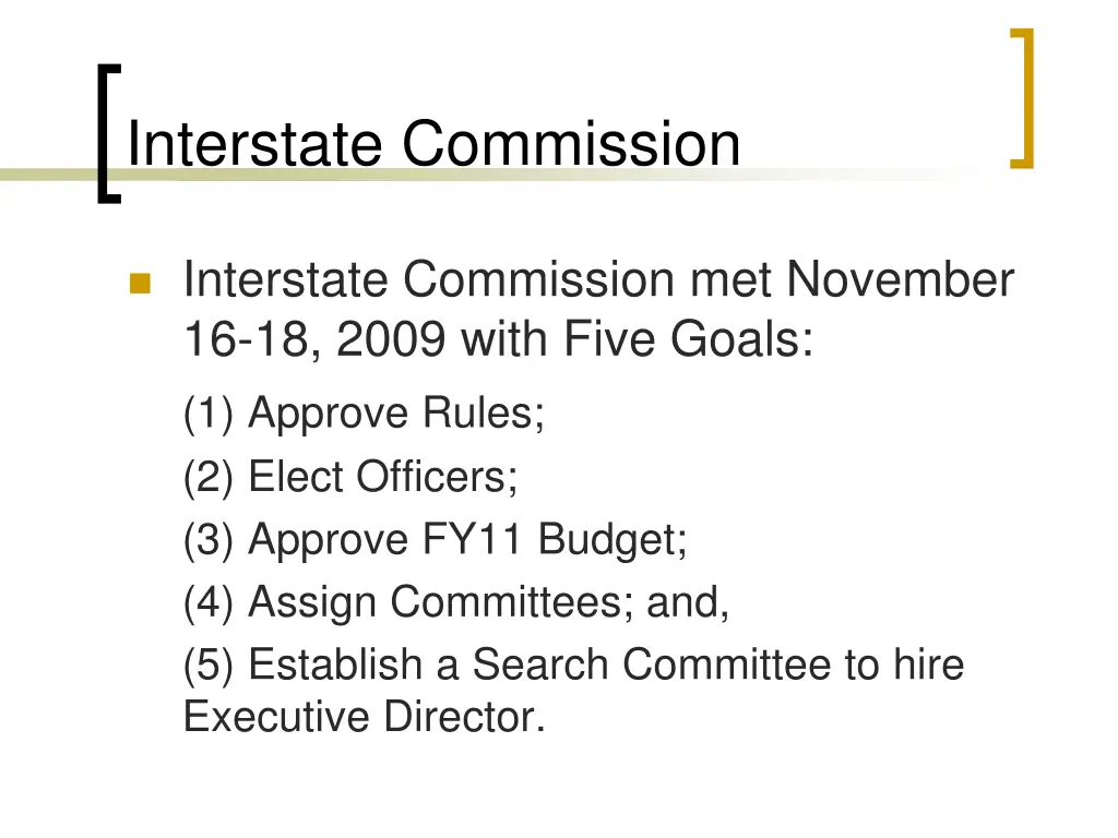 interstate commission