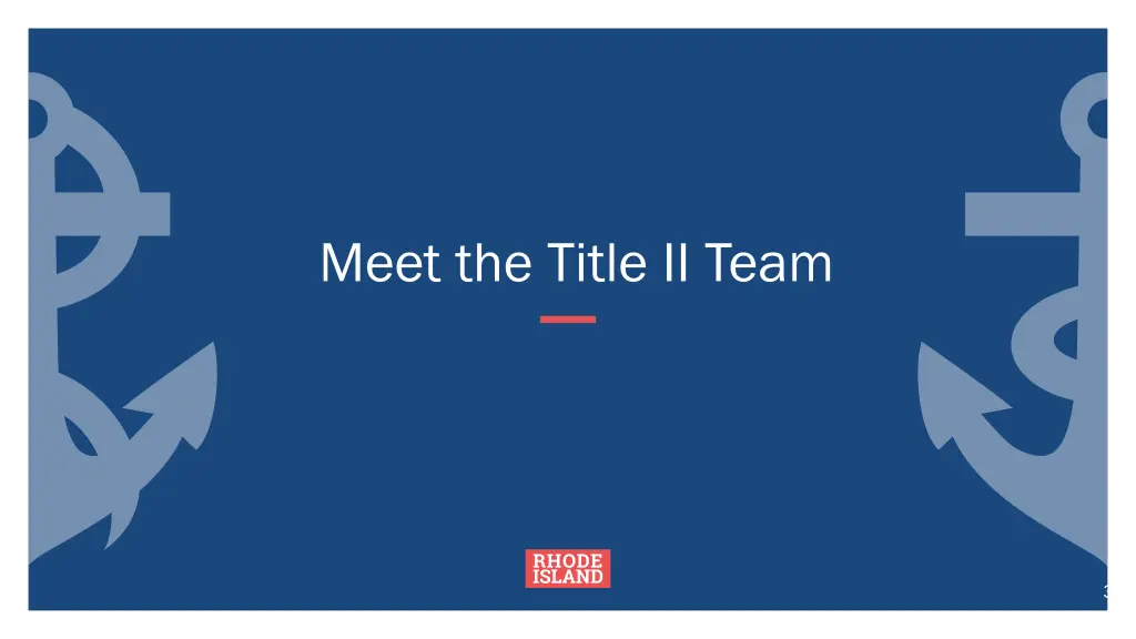 meet the title ii team