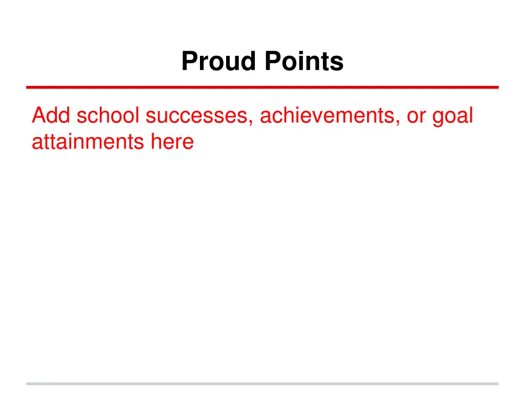 proud points