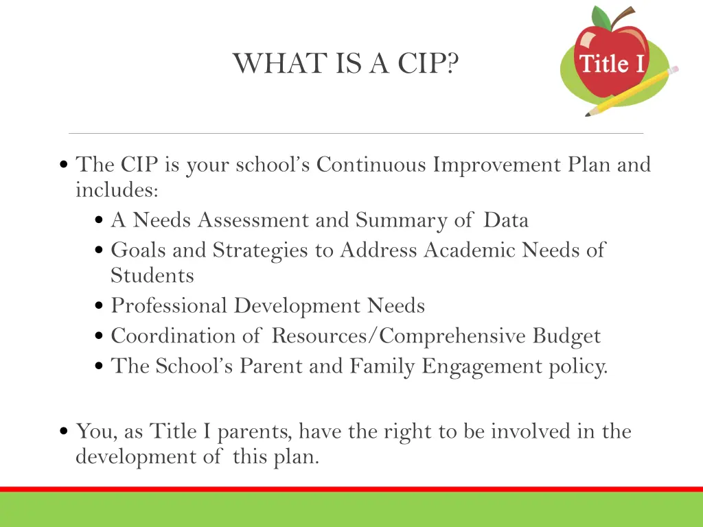 what is a cip