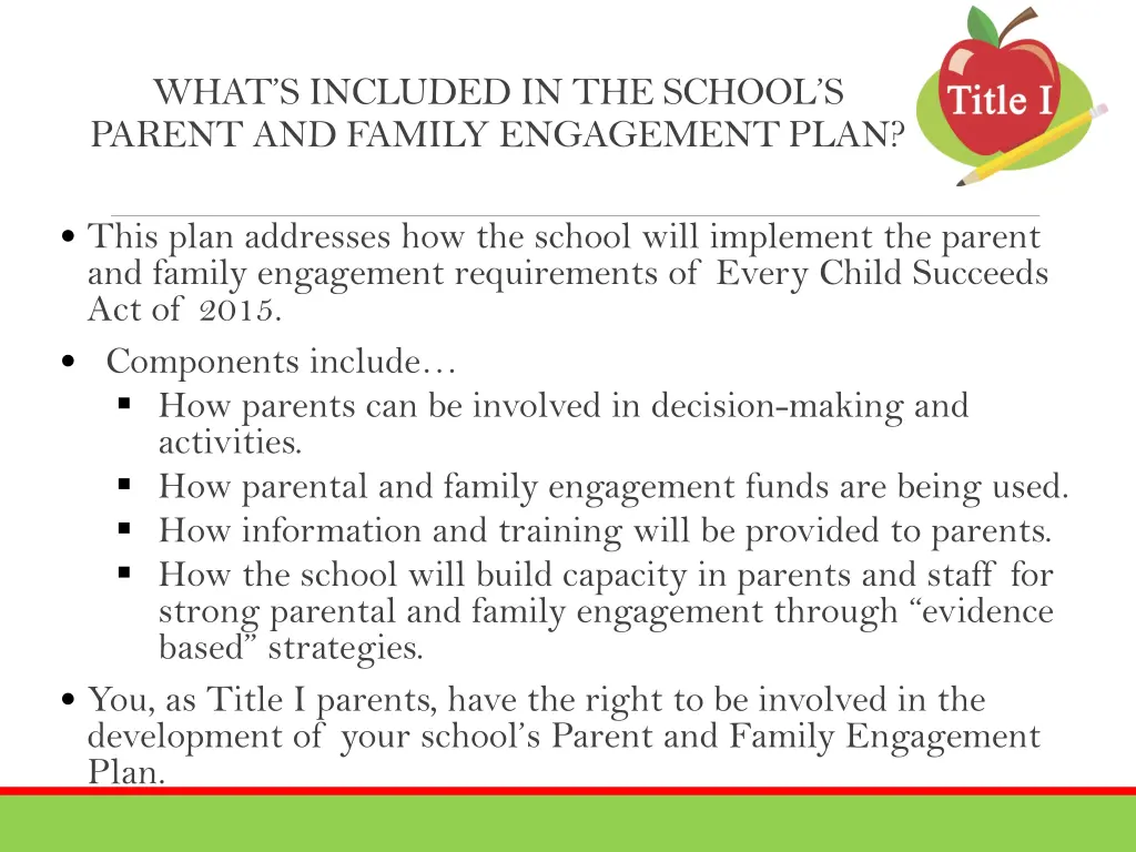 what s included in the school s parent and family