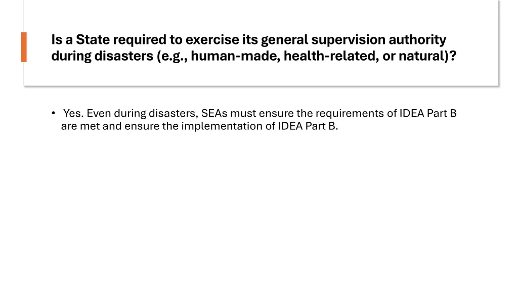 is a state required to exercise its general