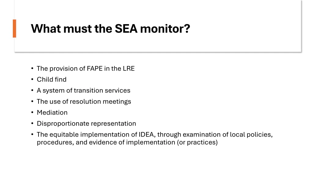 what must the sea monitor