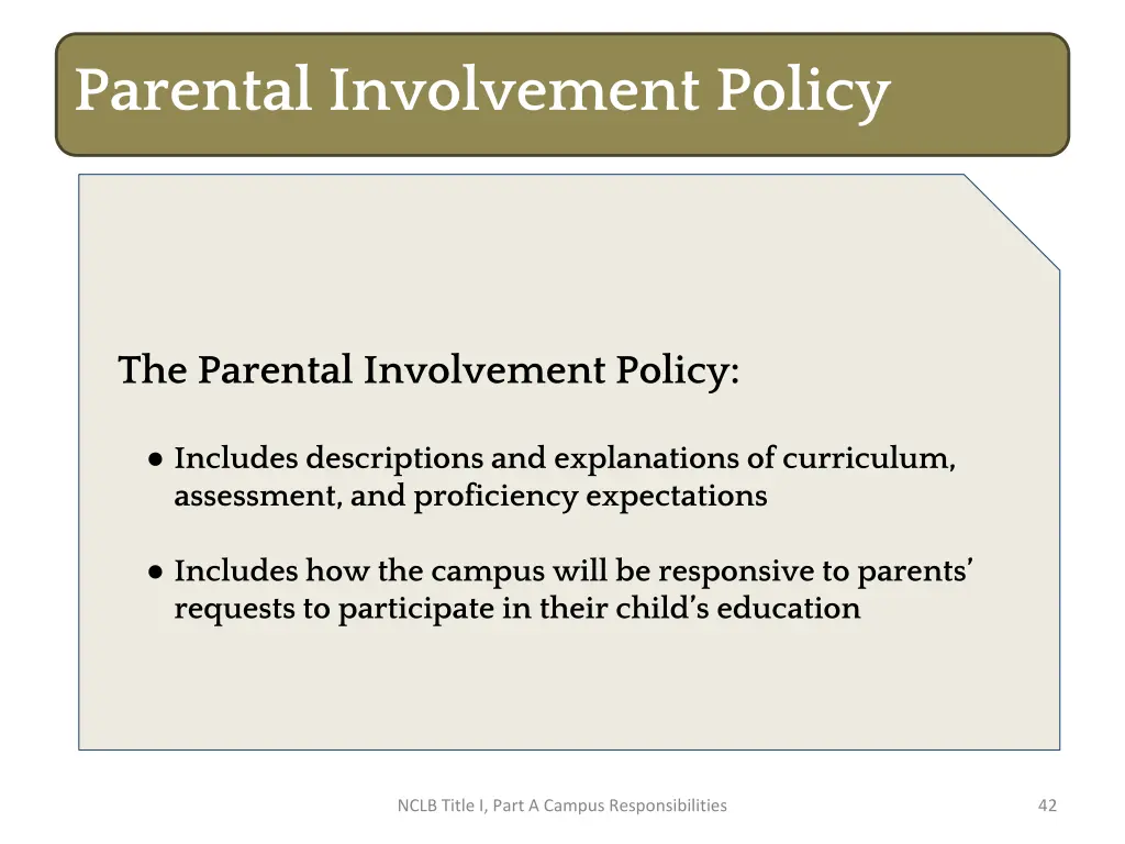 parental involvement policy 2