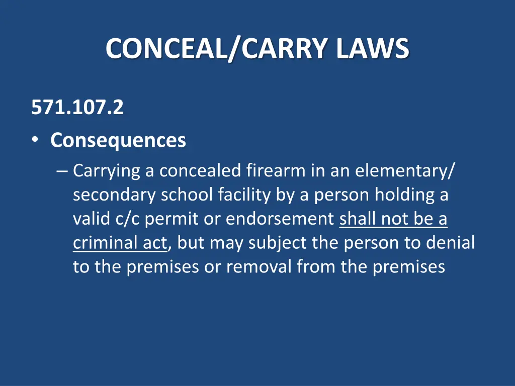 conceal carry laws 1