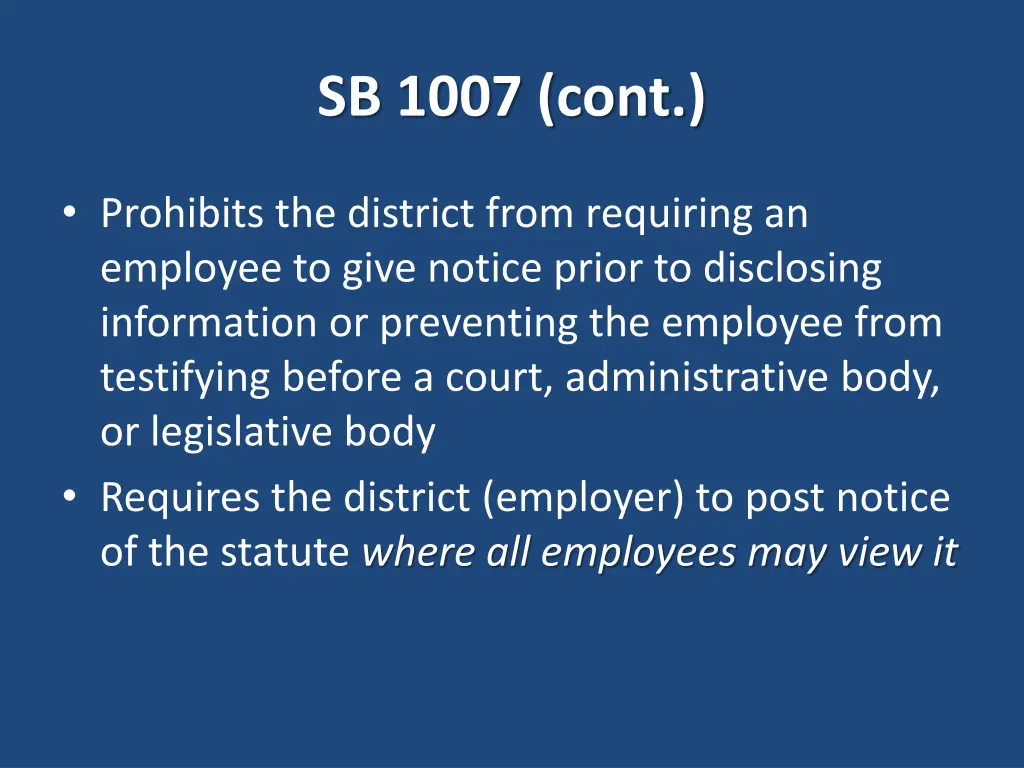 sb 1007 cont