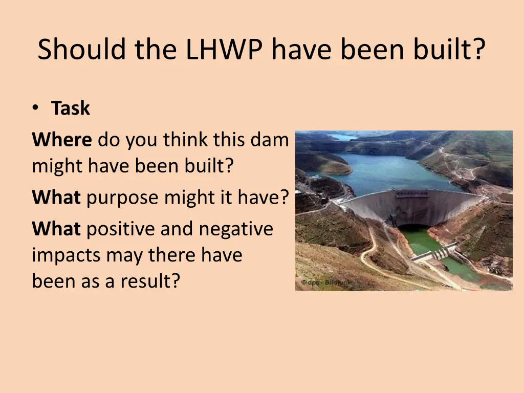 should the lhwp have been built 4