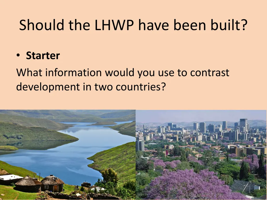 should the lhwp have been built 8